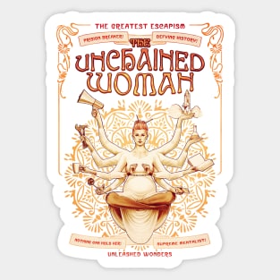 Magic: The Unchained Woman! Sticker